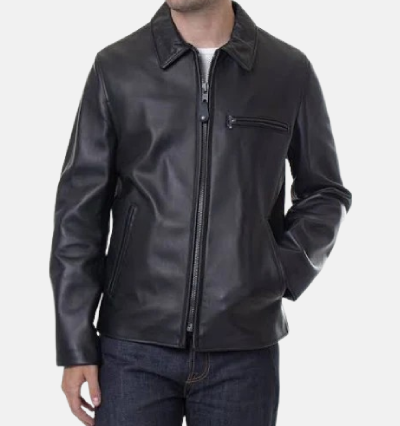 Schott NYC Men's Lambskin Leather Jacket