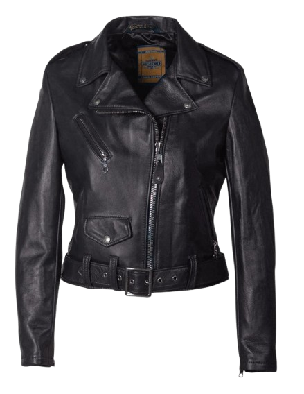 Women's Cropped Lambskin Leather Jacket