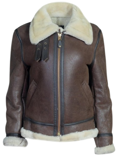 Women's Sheepskin B-3 Bomber Jacket