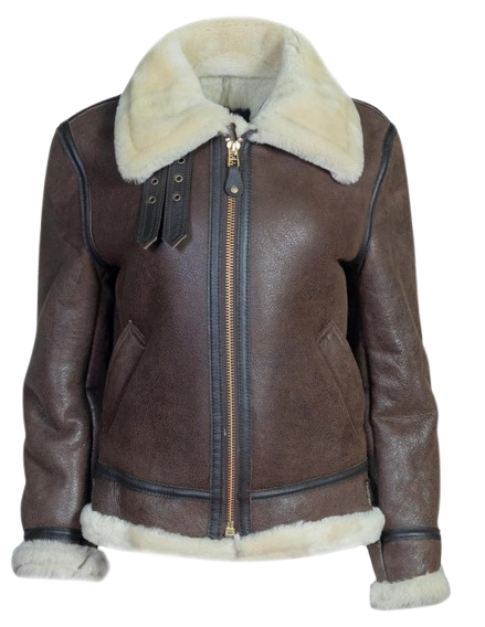 Women's Sheepskin B-3 Bomber Jacket