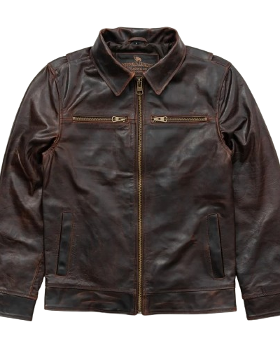 Legacy Leather Jacket Brown