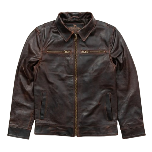 Legacy Leather Jacket Brown