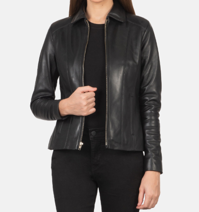 Colette Black Leather Jacket