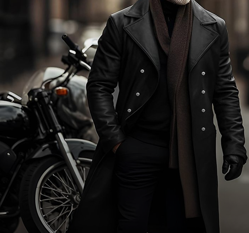 Winter leather Coats​ for men's​